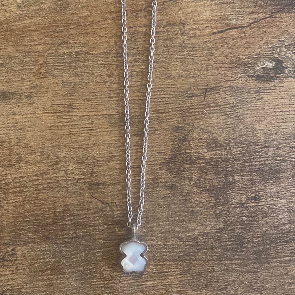 Tous Bear Sterling Silver Pendant with Chain